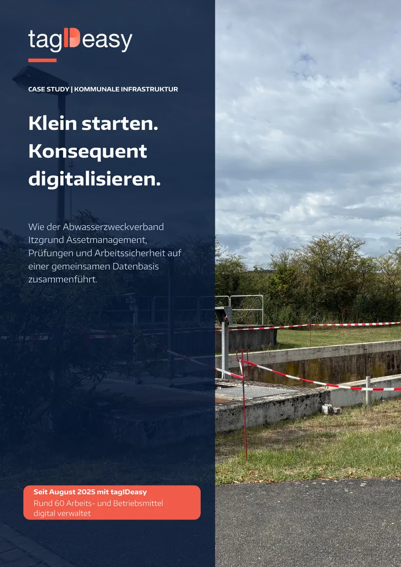 Titelseite der Fallstudie Abwasserzweckverband Itzgrund