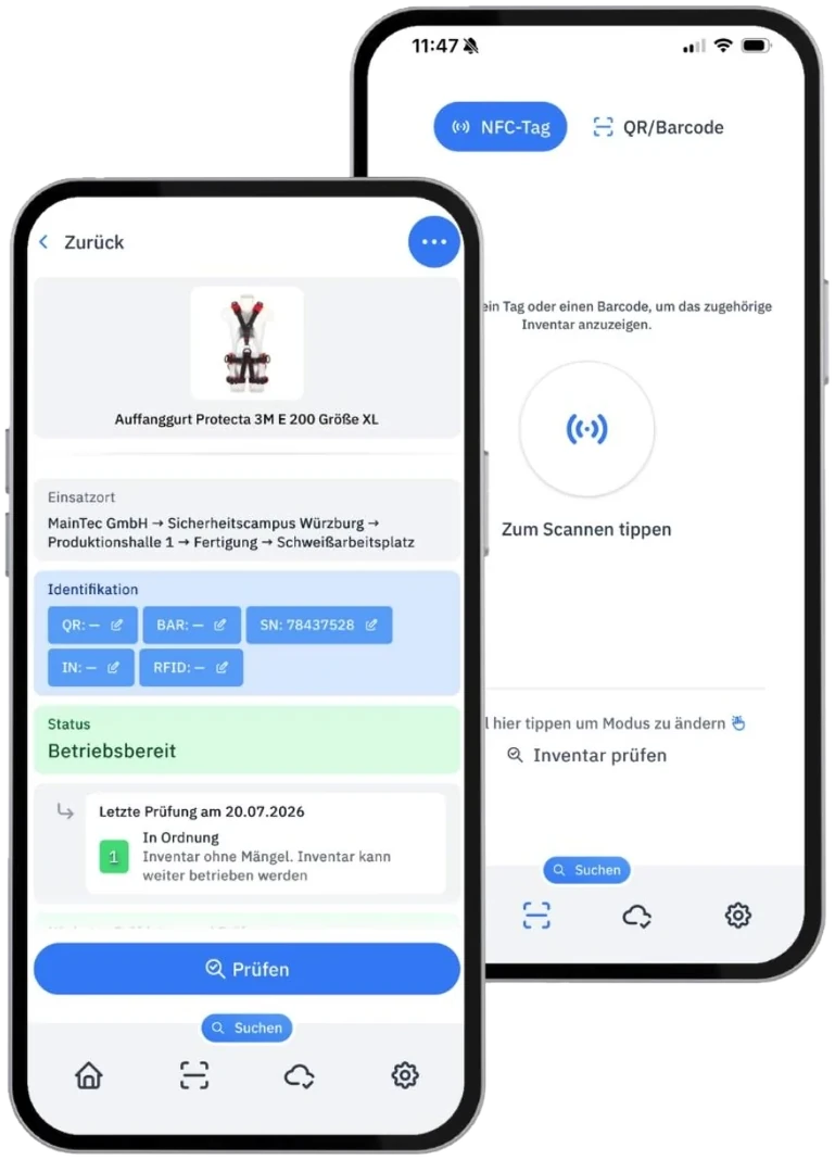 tagIDeasy Mobile App: Asset scannen und Prüfung direkt am Smartphone durchführen