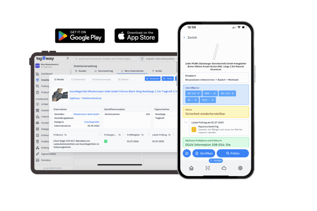 Mobile App tagIDeasy Offline