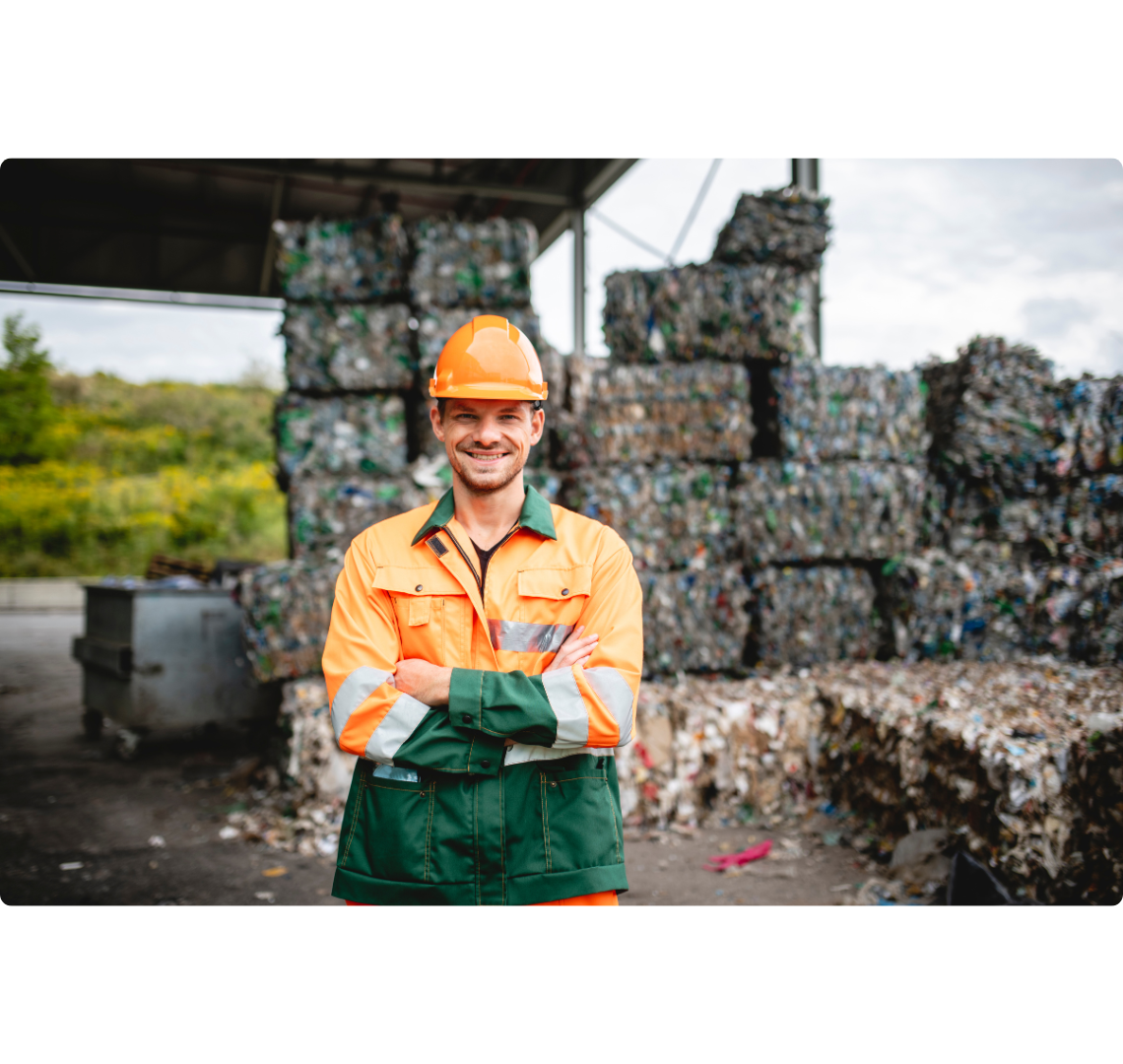 Recycling und Abfallwirtschaft nutzen tagIDeasy